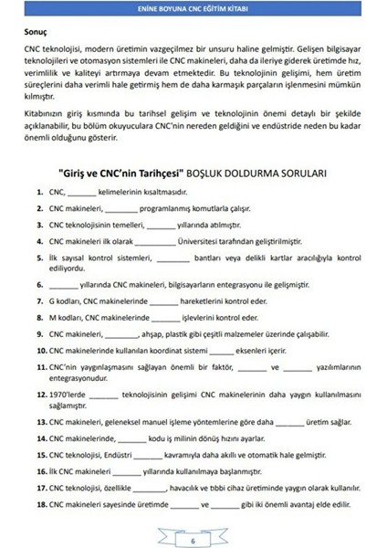 Cnc Öğreten Eğitim Kitabı fırsatları