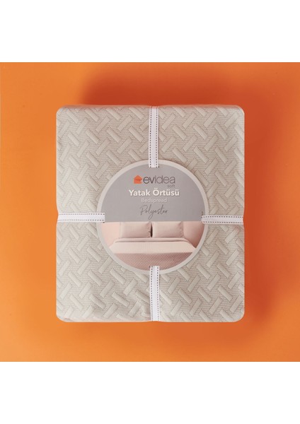 Soft Örme Çift Kişilik Yatak Örtüsü - Gri - 240X260 cm modelleri