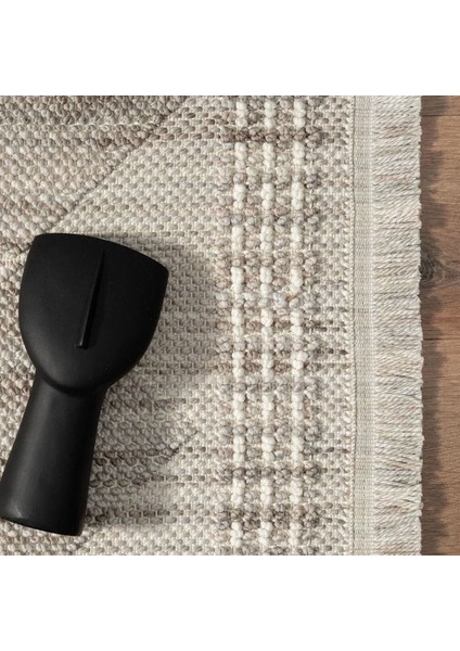 Agra Cyan Modern Iskandinav Desenli Halı - Gri - 160X230 cm modelleri