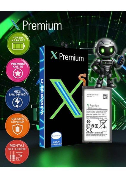 Xpremium Samsung S9+ Uyumlu Batarya Pil Süper Yüksek Kalite 3300 Mah EB-BG965ABE