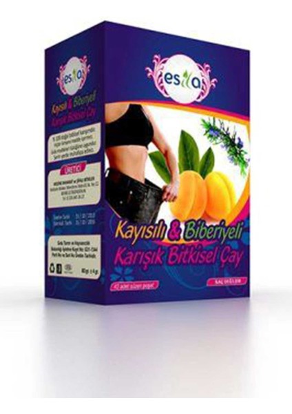 Kayısılı Biberiyeli Çay 45 Li.
