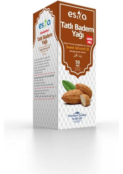 Tatlı Badem Yağı 50 Ml.
