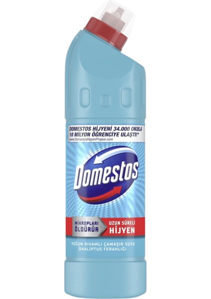 Yoğun Kıvamlı Çamaşır Suyu Okaliptüs Ferahlığı 750 ml 3 Adet