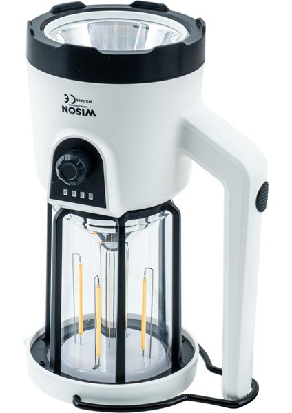 Şarj Edilebilir El Feneri & Kamp Lambası - Wison - 5 Watt