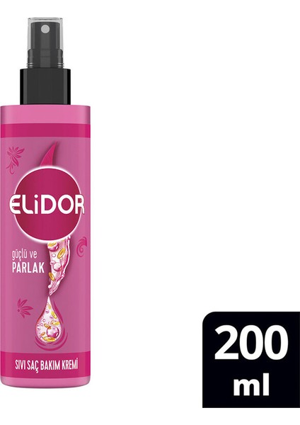 3 Adet Elidor Güçlü ve Parlak Sıvı Saç Bakım Kremi 200 ml fiyatları