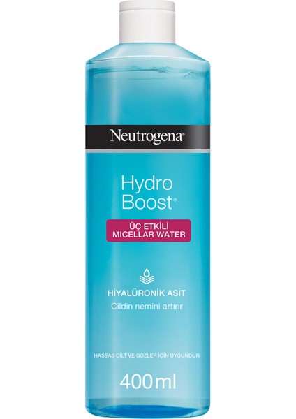 Hydro Boost Üç Etkili Micellar Water, 400 ml 3 Adet