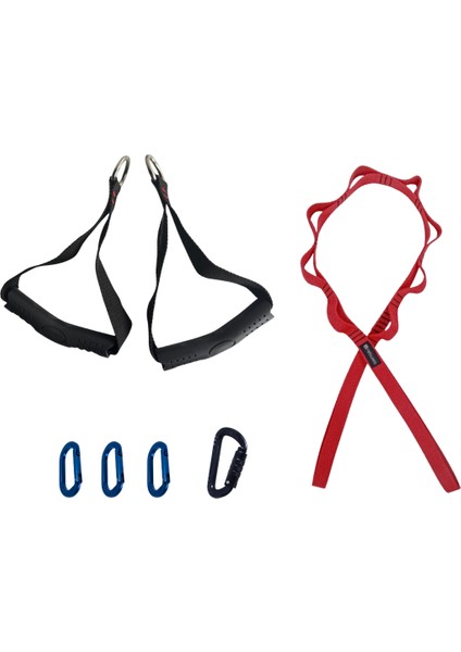 Cable crossover portable,Makaralı Egzersiz Sistemi,Ev Tipi Cable Antrenman Seti,Kademe Ayarlı