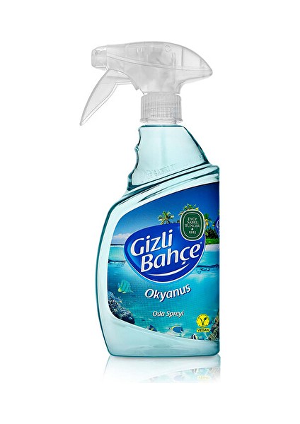 3 Adet Gizli Bahçe Yeni Nesil Oda Spreyi Okyanus 500 ml Pet Şişe