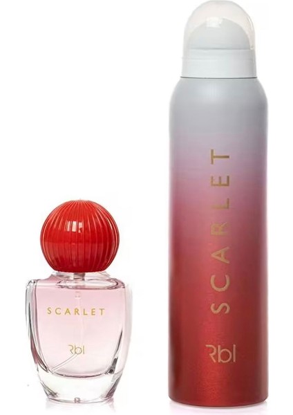 Scarlet Edp Deodorant ve Parfüm Seti - Kırmızı - 50 ml + 150 ml