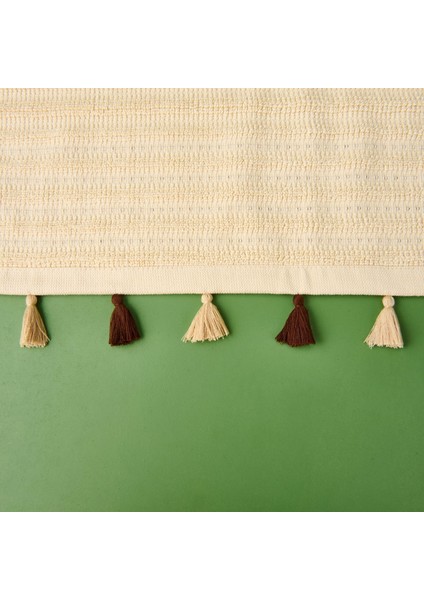 Soft Püsküllü Ayak Havlusu - Bej - 50X70 cm modelleri