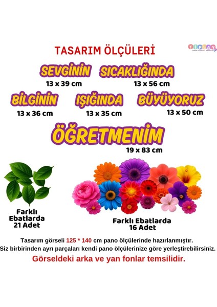 Öğretmenler Günü Pano Süsü modelleri