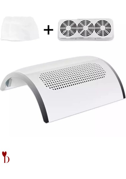 Tırnak Toz Toplama Cihazı 3 Fanlı Güçlü 2 Adet Yedek Toz Torbası ile Birlikte fiyatları