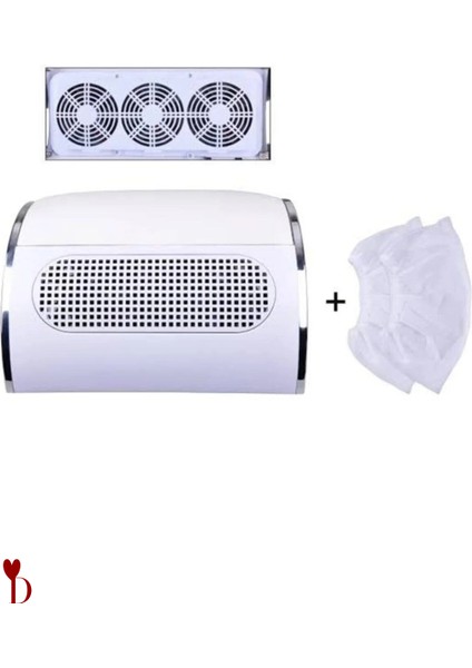 Tırnak Toz Toplama Cihazı 3 Fanlı Güçlü 2 Adet Yedek Toz Torbası ile Birlikte modelleri