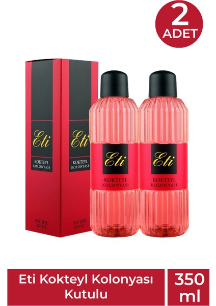 Eti Kokteyl Kolonya 350 ml 2 Adet