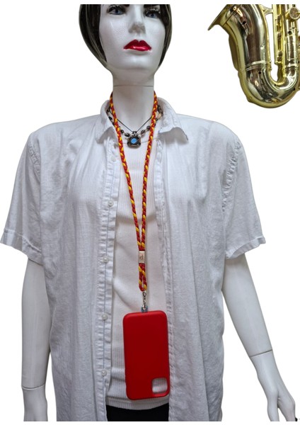 Galatasaray Paracord Örgü Telefon Askısı Tüm Kılıflara Uyumlu modelleri