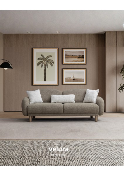 Rolf Sırt Mekanizmalı Üçlü Kanepe & 3'lü Koltuk - Yeşil