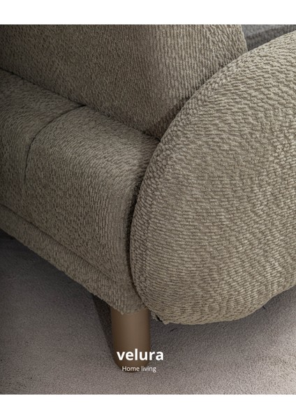 Rolf Sırt Mekanizmalı Üçlü Kanepe & 3'lü Koltuk - Yeşil