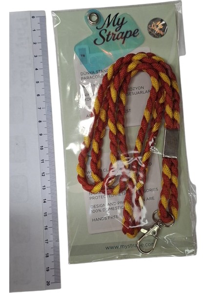 Galatasaray Paracord Örgü Telefon Askısı Tüm Kılıflara Uyumlu