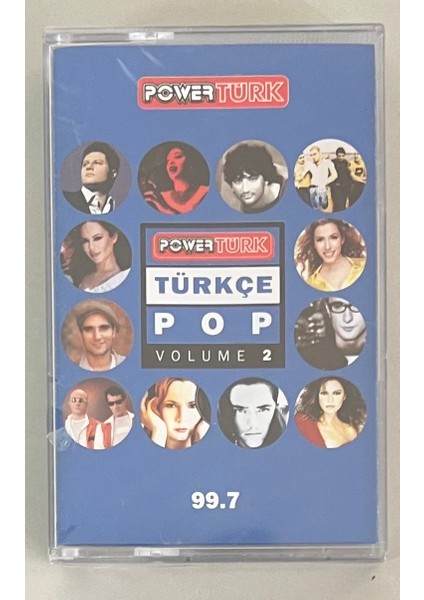 Power Türk Türkçe Pop Volume 1 Kaset Şebnem Ferah Nev Koray... (Jelatininde Sıfır Orijnal Baskı)
