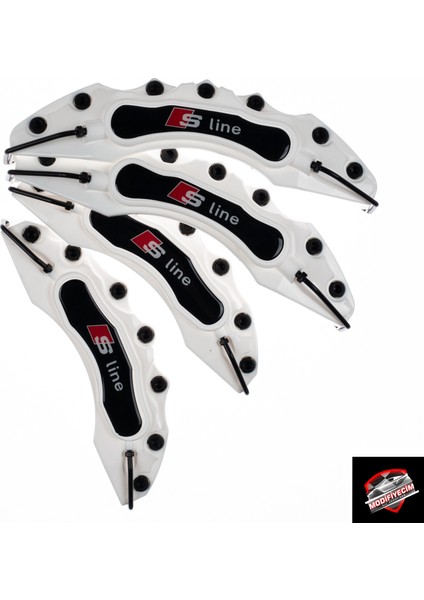 Beyaz S-Line 4'lü Kaliper Seti Yapıştırma Logolu fiyatları