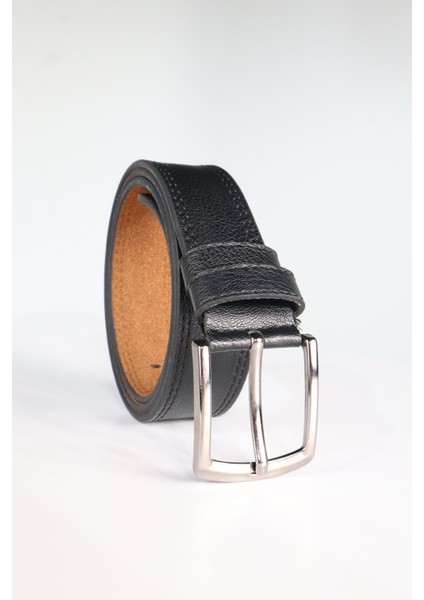 Erkek 4.5 cm Spor Siyah Kemer