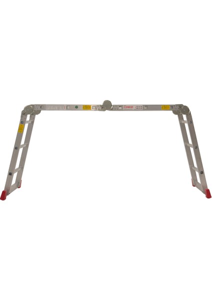 4,75 mt Kalite Alüminyum 16 Basamaklı Akrobat Merdiven Yerli Üretim