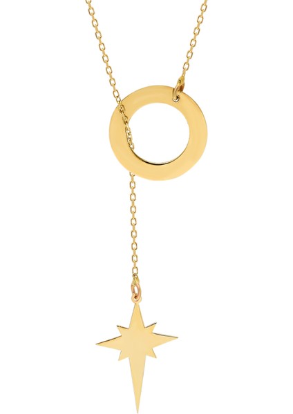 Halka Kuzey Yıldızı Kolye