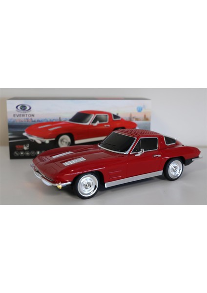 RT-1956 Kırmızı Arabalı Bluetooth Fm-Usb-Tf-Aux Şa