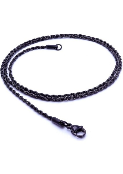 Sarmal Halat Çelik Kolye 2mm 959CEK027