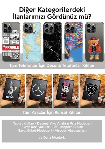 Minnie And Mickey Desenli Pürüzsüz Yüzey Deri Pasaport Kılıfı Kabı Tüm Ülke Pasaportlarına Uygun