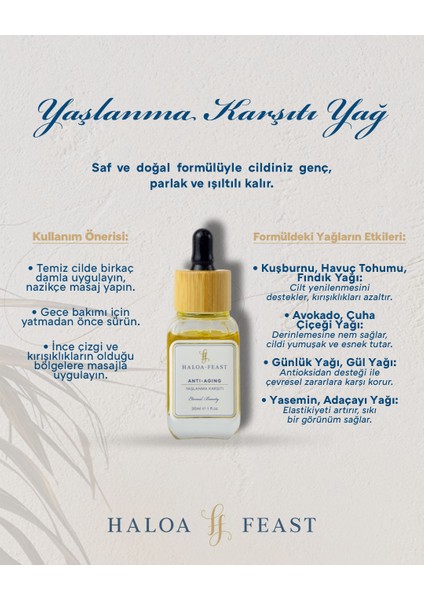Yaşlanma Karşıtı 30 ml - Anti-Aging Oil 1 Fl.oz fiyatları