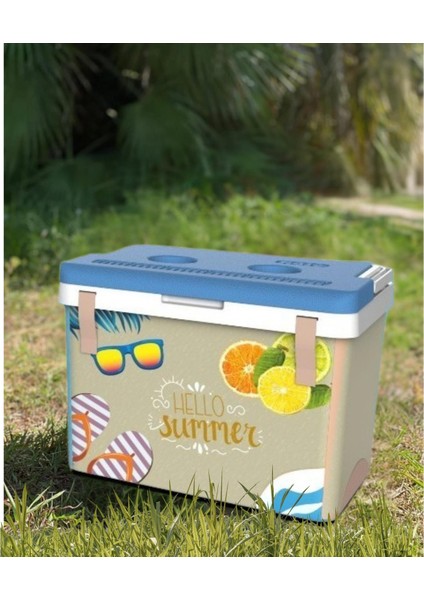 Buzluk Termos Set-20 Lt Kumaş Buzluk Termos (1029 Cooler Box)+2 Adet K-250 Buz Aküsü