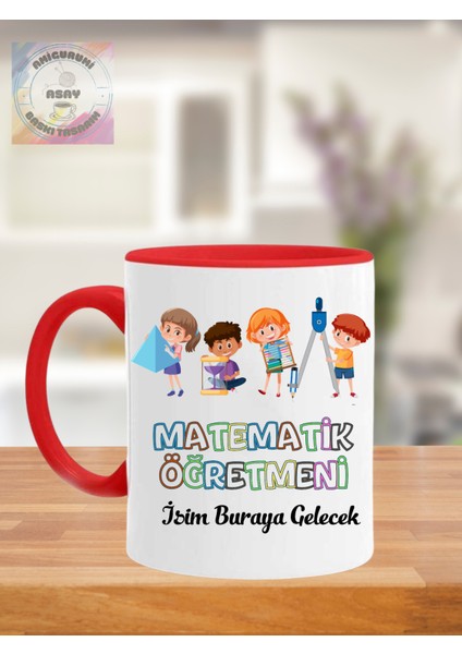 Matematik Öğretmenine Özel Kupa Bardak