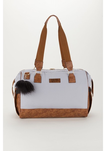 Bondit Hafif Kumaş Alaçatı Modeli Anne Bebek Çantası Bebek Bakım Çantası modelleri