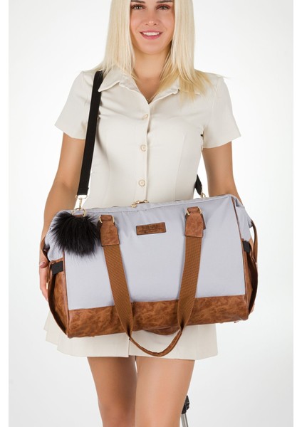 Bondit Hafif Kumaş Alaçatı Modeli Anne Bebek Çantası Bebek Bakım Çantası fırsatları