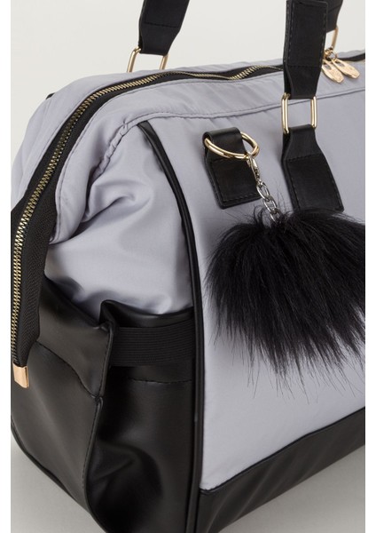 Bondit Hafif Kumaş Alaçatı Modeli Anne Bebek Çantası Bebek Bakım Çantası