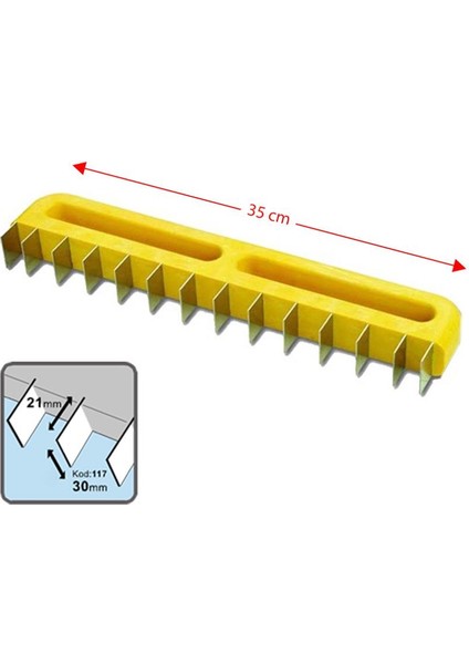 117 Alçı Sistre 35 cm (Paslanmaz Çelik) fiyatları