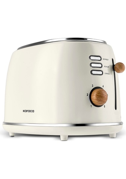 Retro Wood Ekmek Kızartma Makinesi 2 Dilim Kapasiteli fiyatları