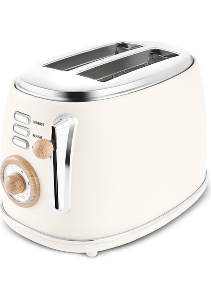 Retro Wood Ekmek Kızartma Makinesi 2 Dilim Kapasiteli modelleri