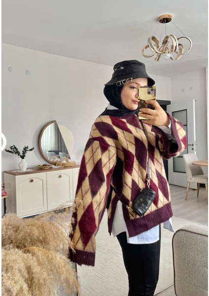 Baklava Desenli Kazak