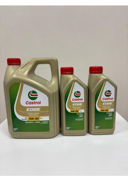 Castrol Edge M 5W-30 4 Lt+2 Lt Motor Yağı 2025 Üretim
