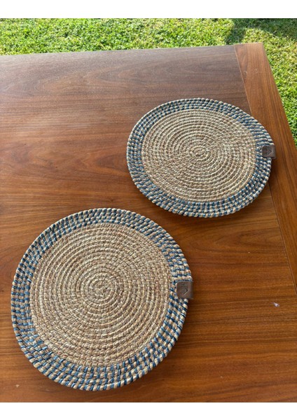 El Yapımı Hasır Dokulu 2’li Supla – Leke Tutmaz, Şık Sofralar Için fırsatları