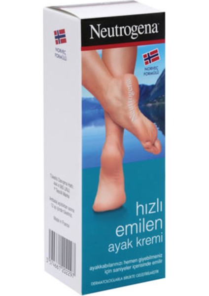 Hızlı Emilen Ayak Kremi 100 ml 3 Adet