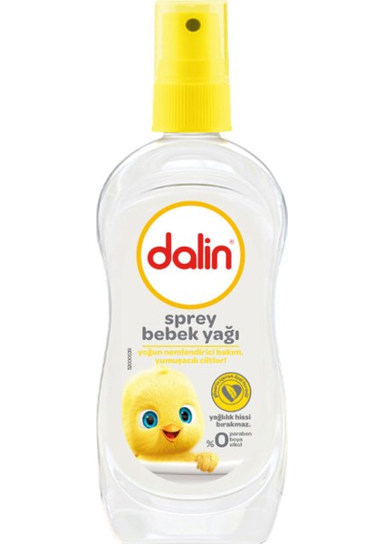 Sprey Bebek Yağı 200 ml 3 Adet