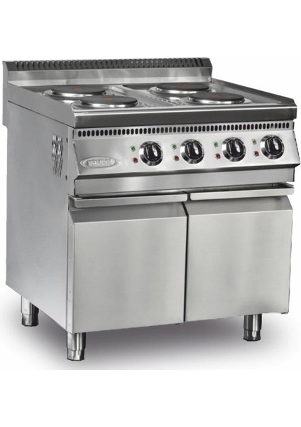 Elektrikli Ocak 700 Seri 4 Ocaklı Dolaplı 80 x 70 x 85 (Cm)