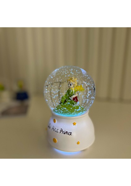 Küçük Prens Işıklı Müzikli Orta Boy Kar Küresi TKY0395