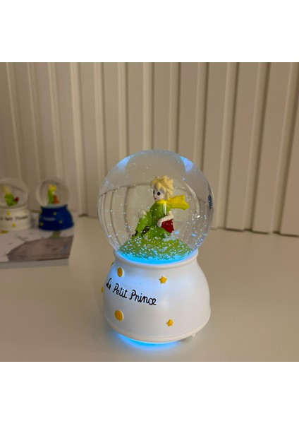 Küçük Prens Işıklı Müzikli Orta Boy Kar Küresi TKY0395 fırsatları