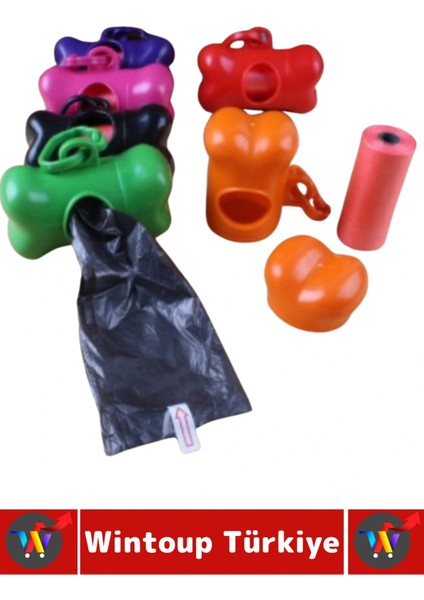 Evcil Hayvan Tasma Kemer Asılabilir Pratik Kedi Köpek Hijyenik Dışkı Poşet Çanta 15'li Poşet Hediye fiyatları