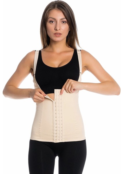 Askılı Çelik Balenli Latex Bel Destekleyici Inceltici Sıkılaştırıcı Doğum Sonrası Lateks Korse
