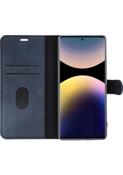 Xiaomi Redmi Note 14 Pro 4g Kılıf Trend S Plus Kapaklı Kılıf - Siyah modelleri